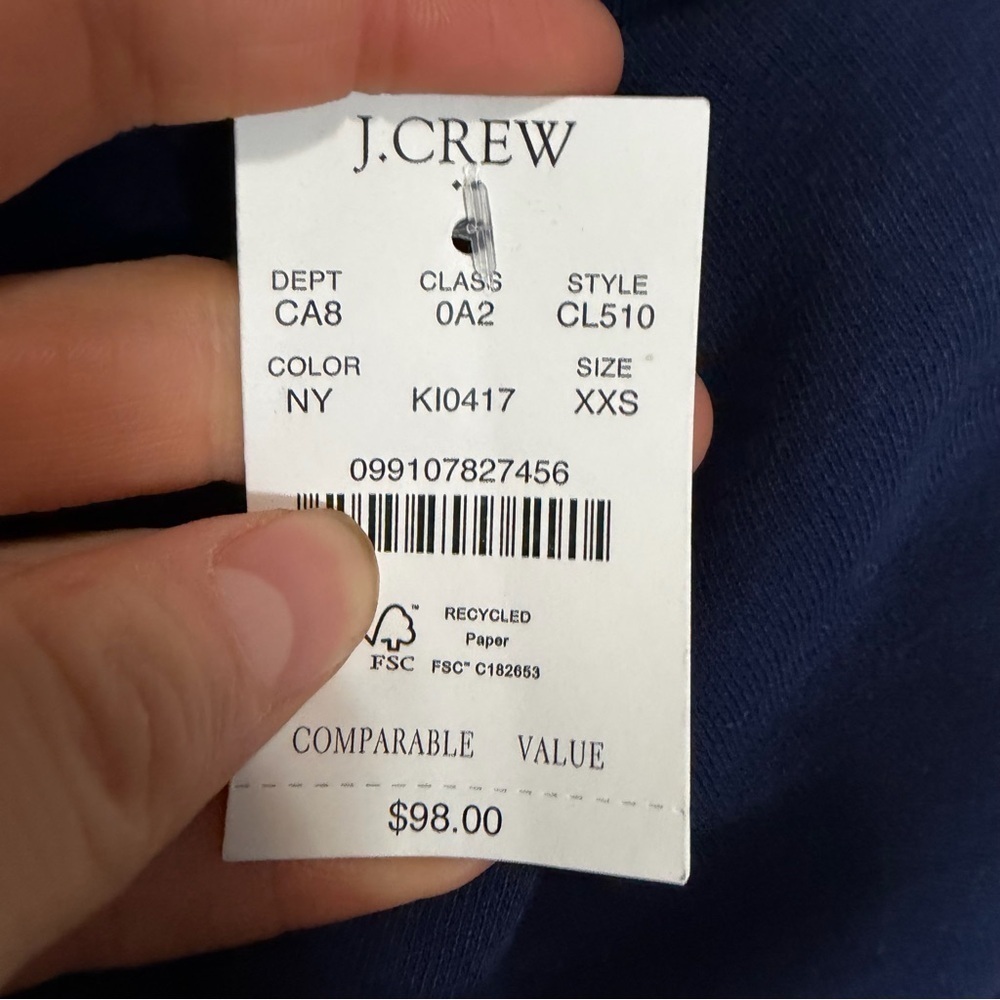 J crew navy blue New York graphic sweatshirt - Picture 4 of 4